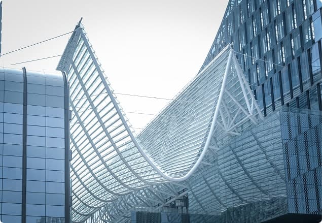 Modern Banking Building - AI Transformations